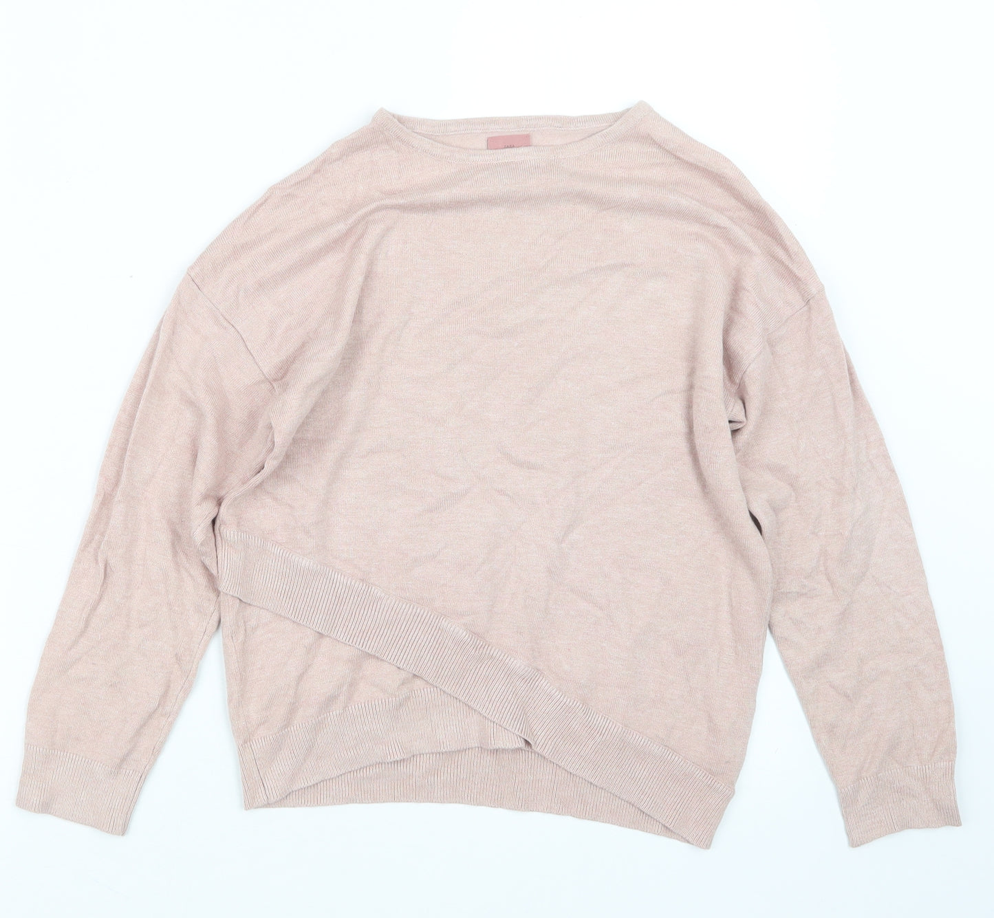 Zara Girls Pink  Knit Pullover Jumper Size 9 Years