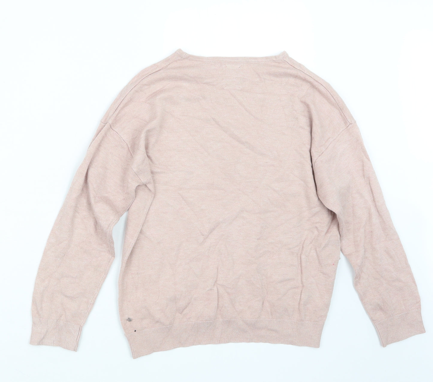 Zara Girls Pink  Knit Pullover Jumper Size 9 Years
