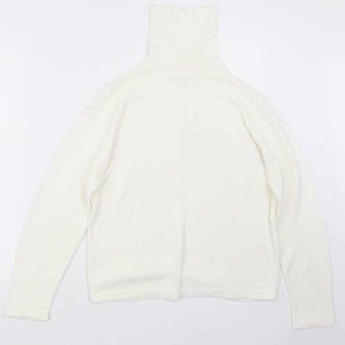 JDV Womens Ivory  Knit Pullover Jumper Size 12