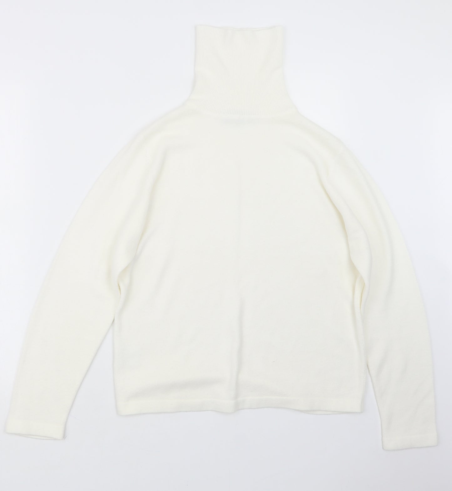 JDV Womens Ivory  Knit Pullover Jumper Size 12