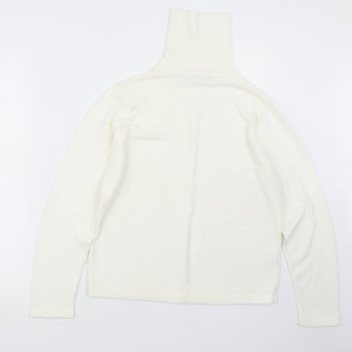 JDV Womens Ivory  Knit Pullover Jumper Size 12