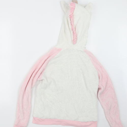 I Believe in Unicorns Womens Pink Geometric  Top One Piece Size 8  - Unicorn
