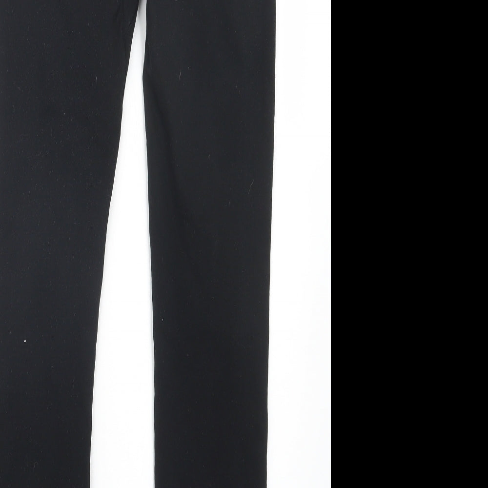 Preworn Womens Black   Jogger Trousers Size 25 in L26 in