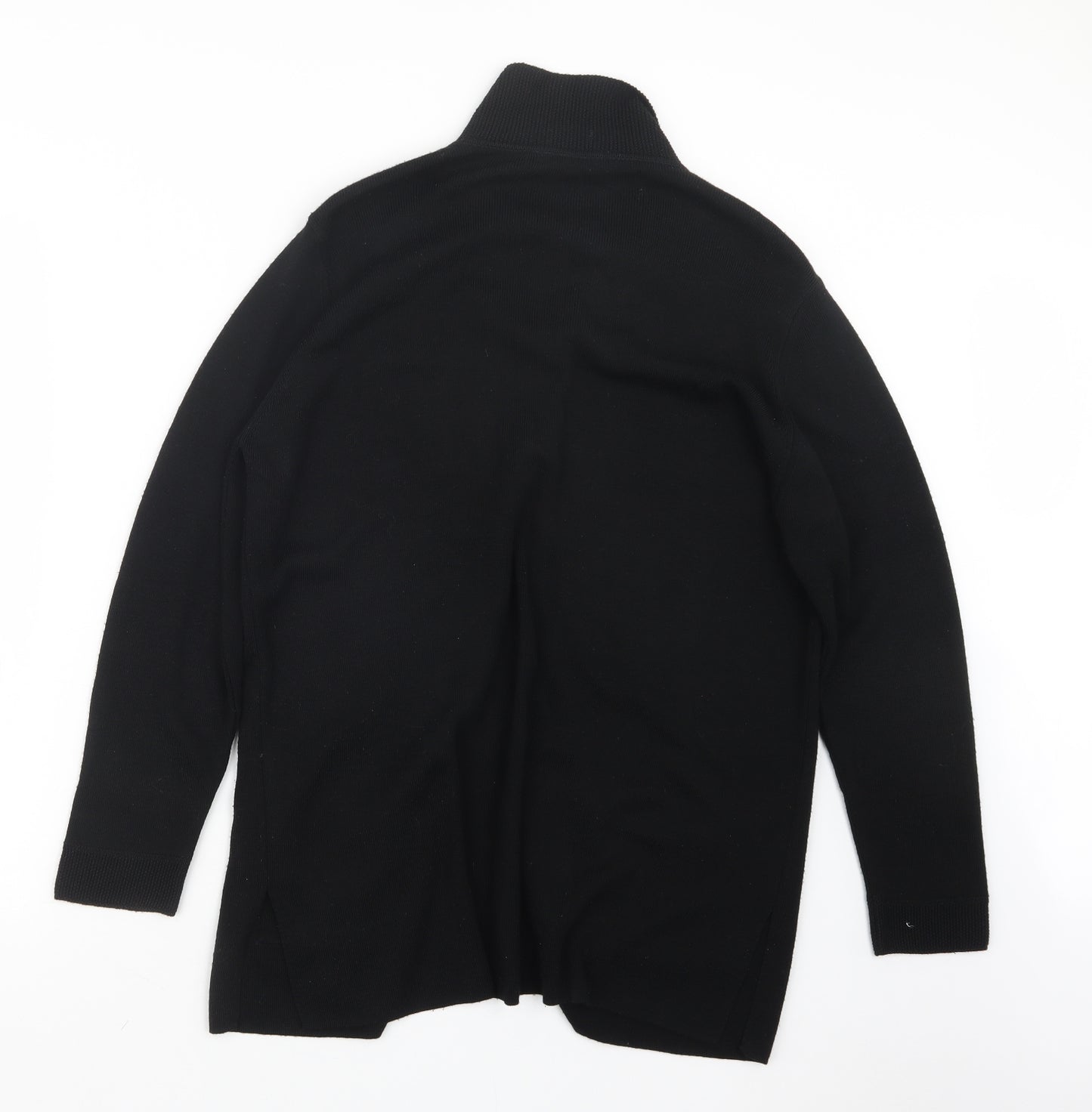 Marks and Spencer Womens Black  Knit Cardigan Jumper Size 12