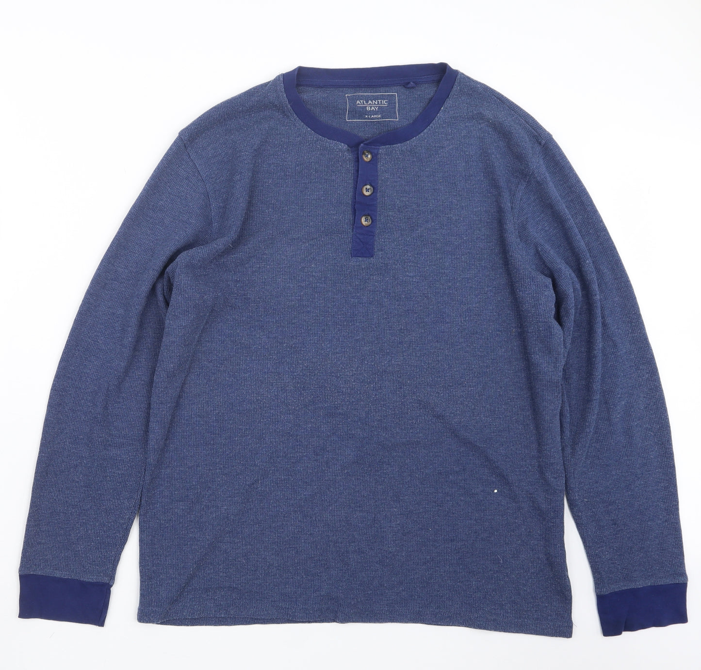 BHS Mens Blue  Knit Pullover Jumper Size XL