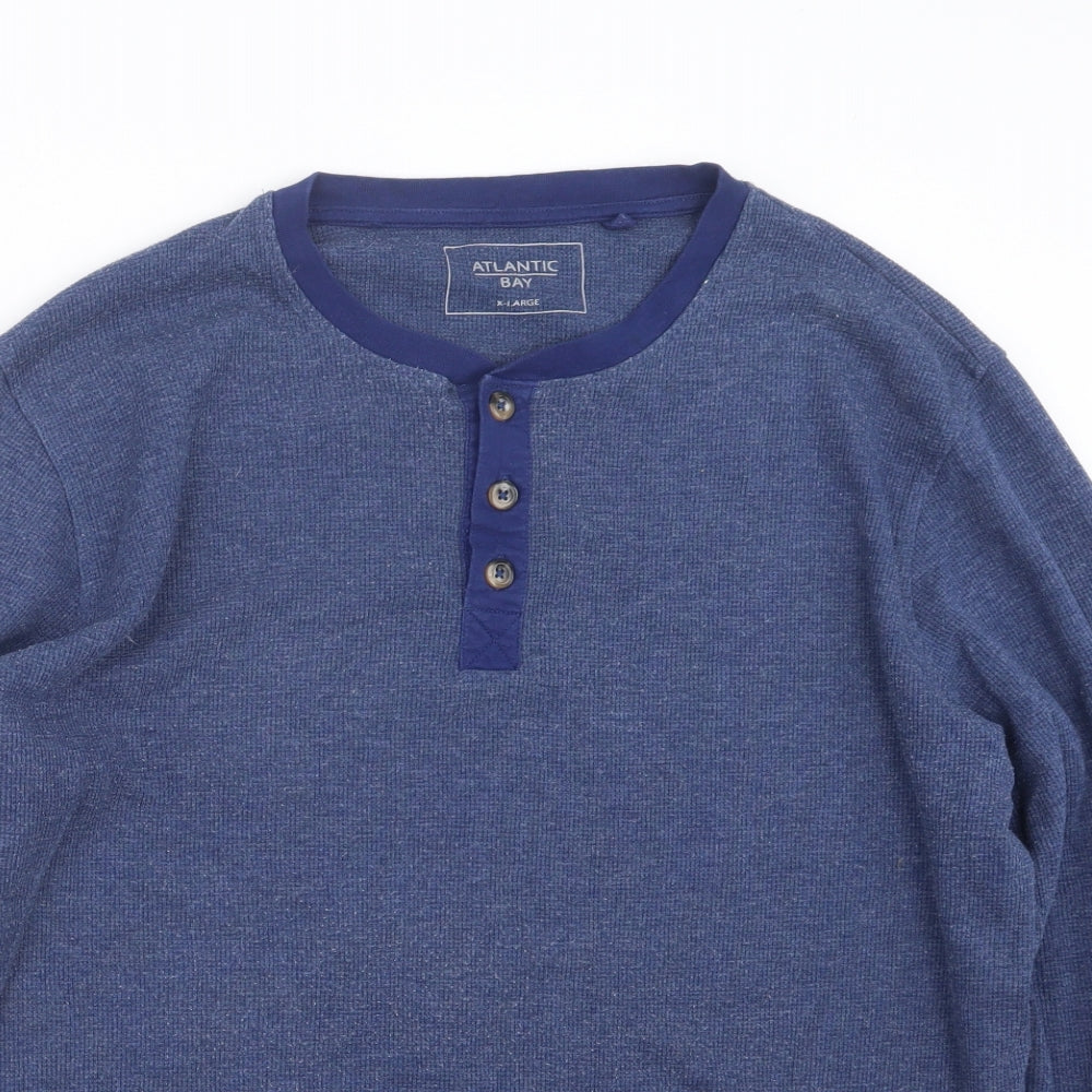 BHS Mens Blue  Knit Pullover Jumper Size XL