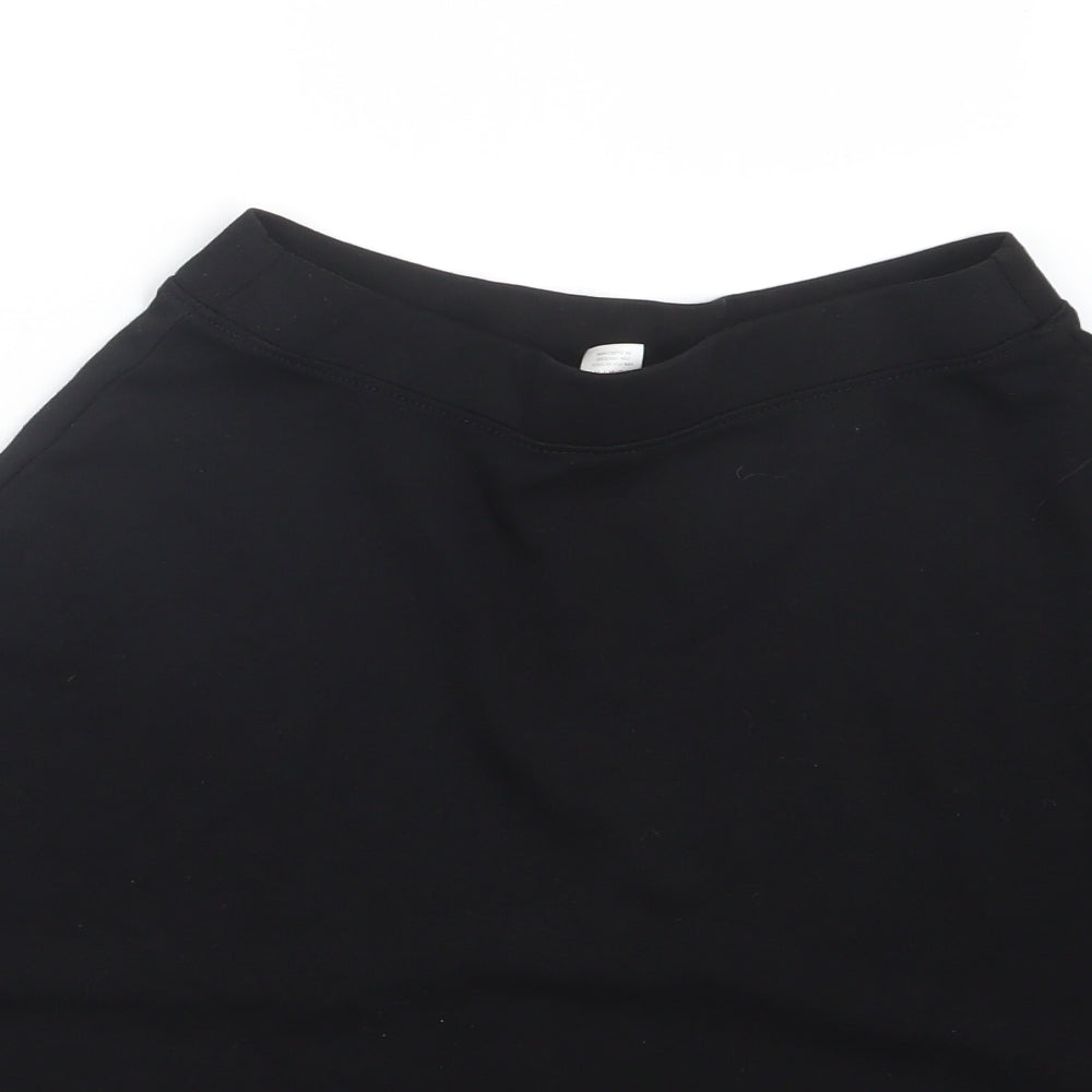 TU Girls Black   A-Line Skirt Size 12 Years