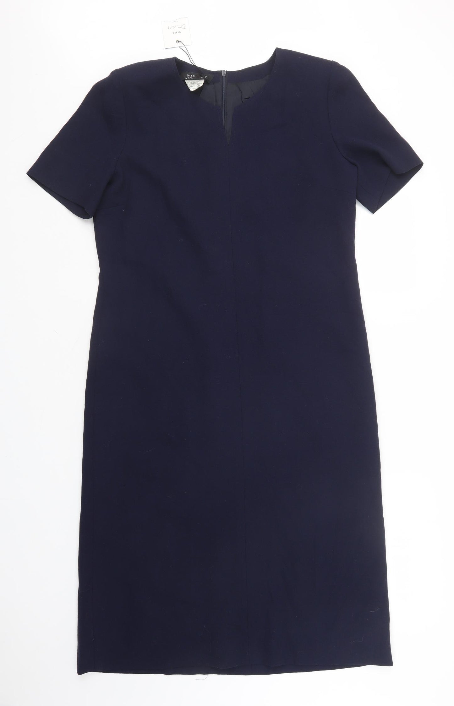 Jean Muir Womens Blue   T-Shirt Dress  Size 14