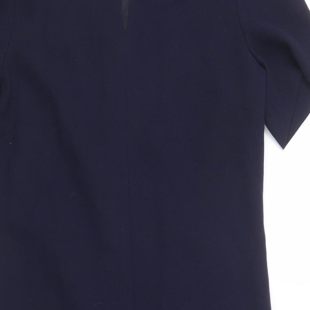 Jean Muir Womens Blue   T-Shirt Dress  Size 14