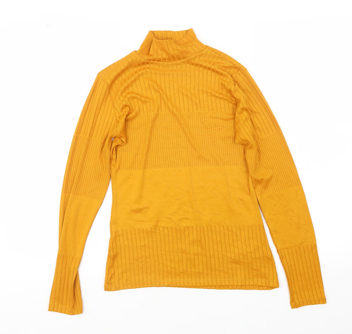 F&F Womens Yellow Basic T-Shirt Size 10