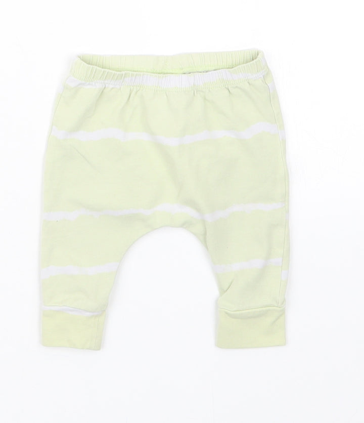 NEXT Baby Green Geometric  Capri Trousers Size 0-3 Months
