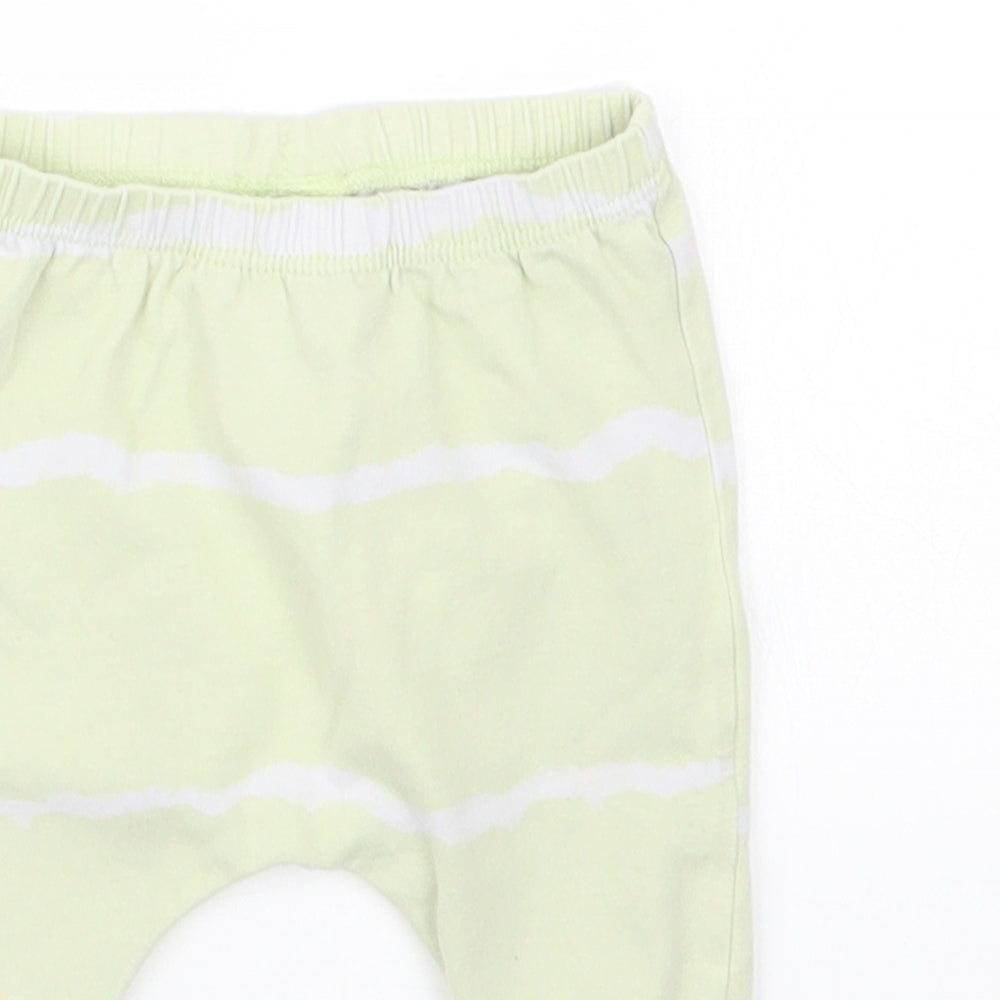 NEXT Baby Green Geometric  Capri Trousers Size 0-3 Months