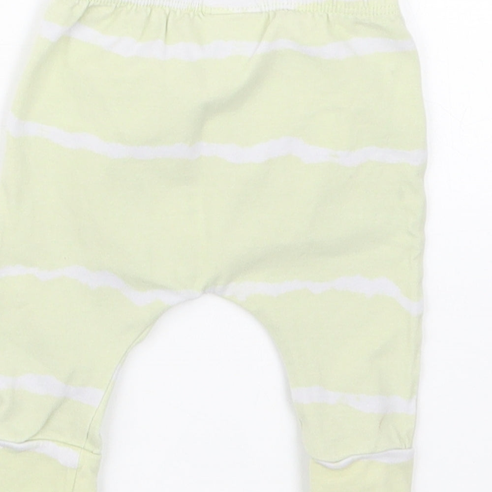 NEXT Baby Green Geometric  Capri Trousers Size 0-3 Months