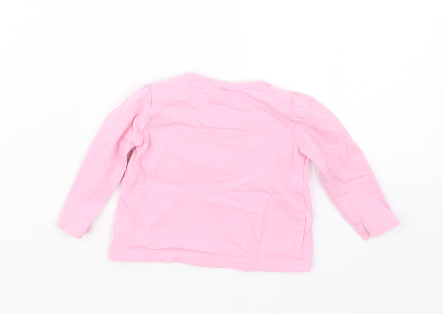 TU Girls Pink   Basic T-Shirt Size 0-3 Months