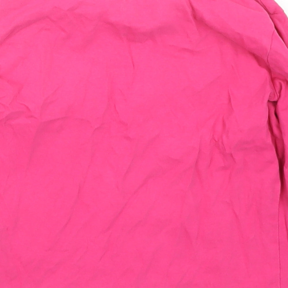 Blue Zoo Girls Pink   Basic T-Shirt Size 5-6 Years  - Unicorn