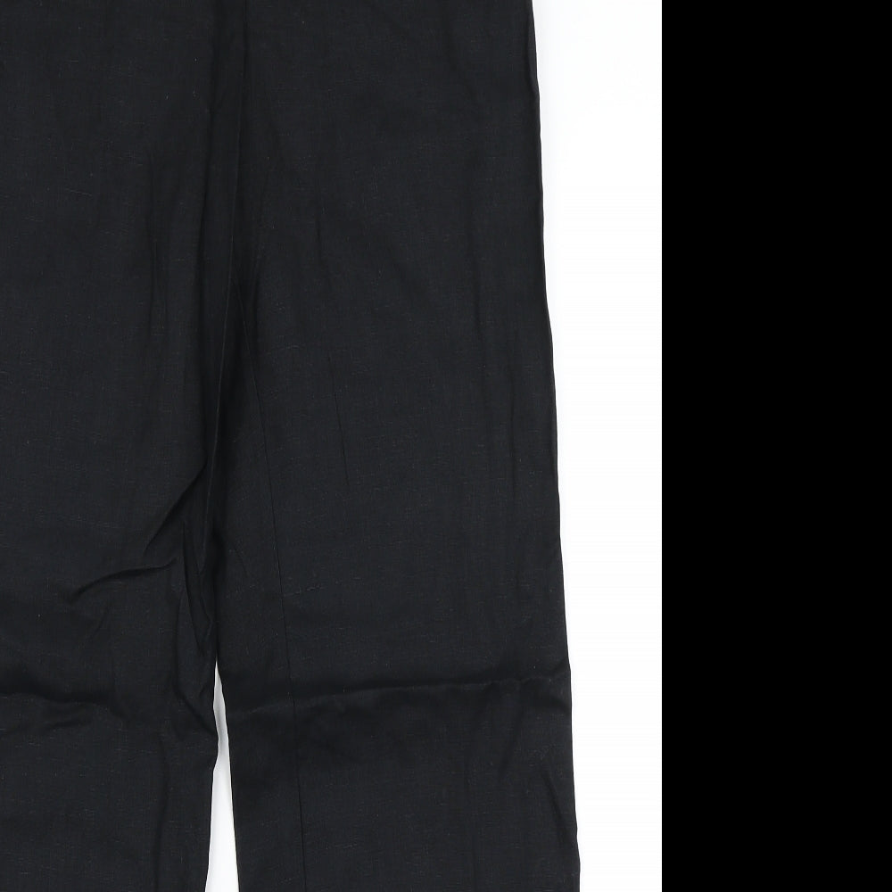 Monsoon Womens Black   Trousers  Size 10 L30 in