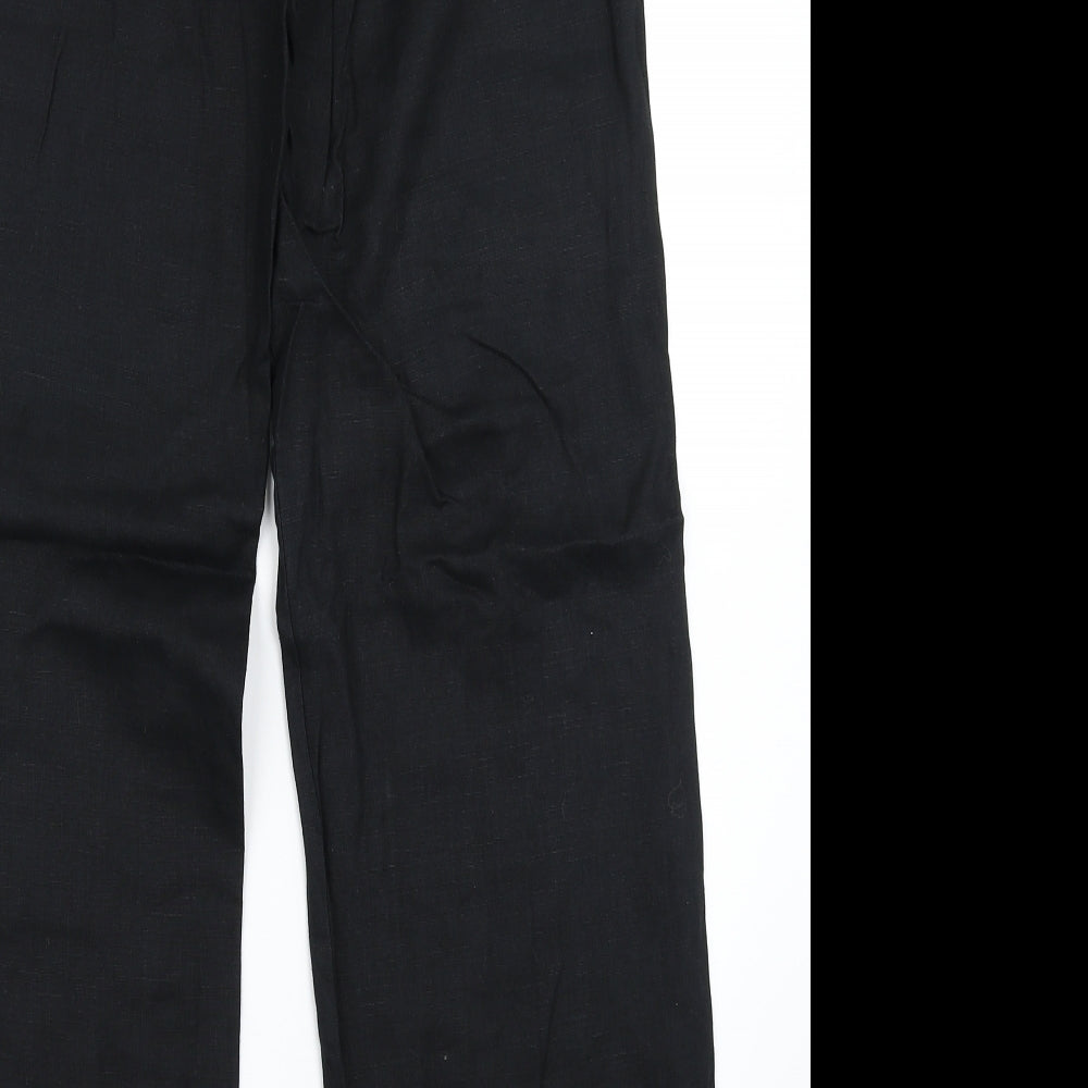 Monsoon Womens Black   Trousers  Size 10 L30 in