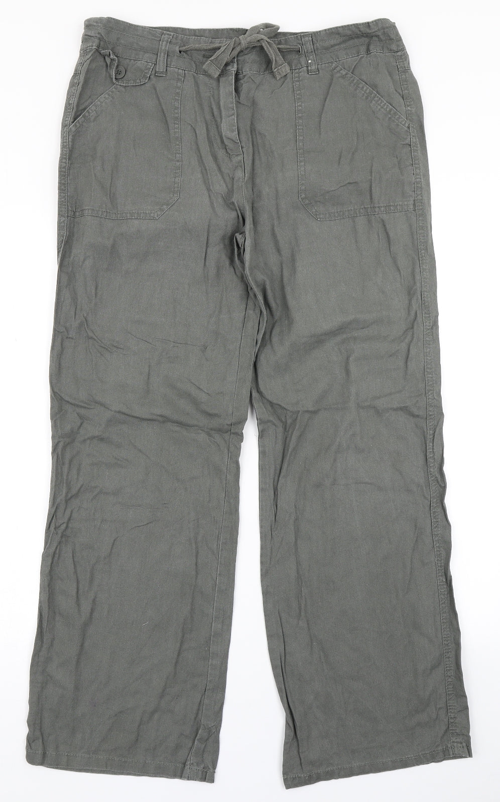 TU Womens Green   Cargo Trousers Size 12 L28 in