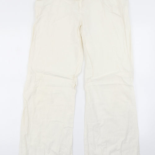 Terminal One Womens Ivory   Trousers  Size 16 L28 in