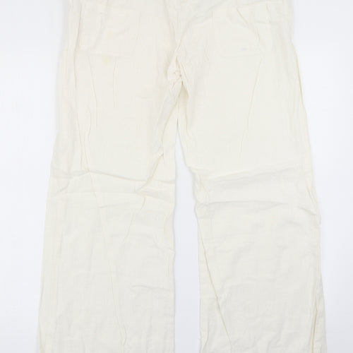Terminal One Womens Ivory   Trousers  Size 16 L28 in