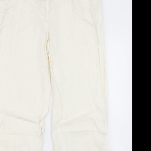 Terminal One Womens Ivory   Trousers  Size 16 L28 in