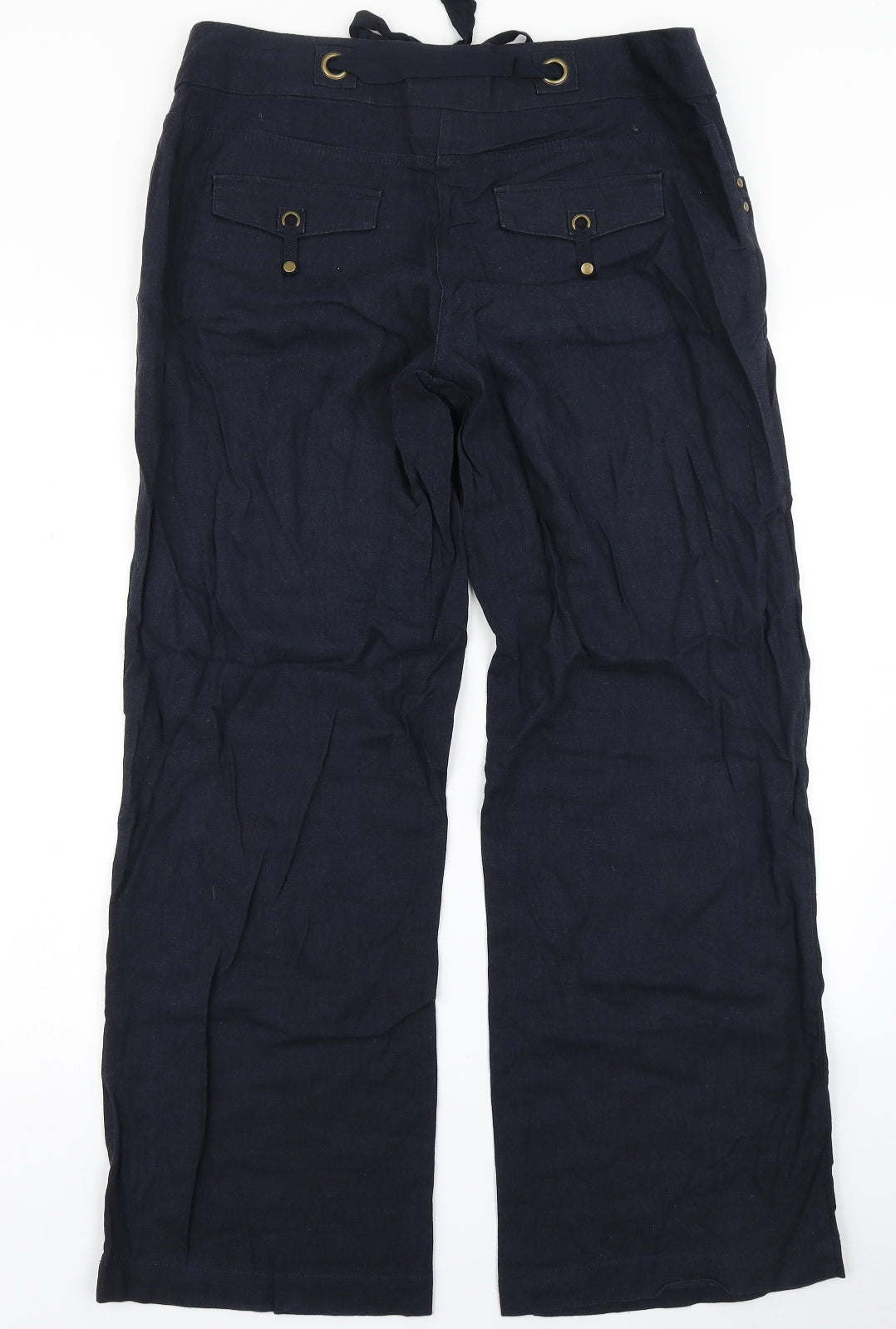 Wallis Womens Blue   Trousers  Size 12 L28 in
