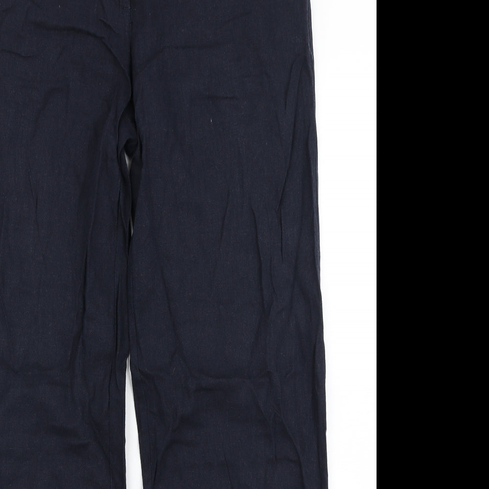 Wallis Womens Blue   Trousers  Size 12 L28 in