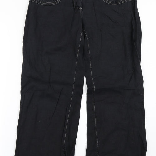 River Island Womens Black   Trousers  Size 10 L27 in