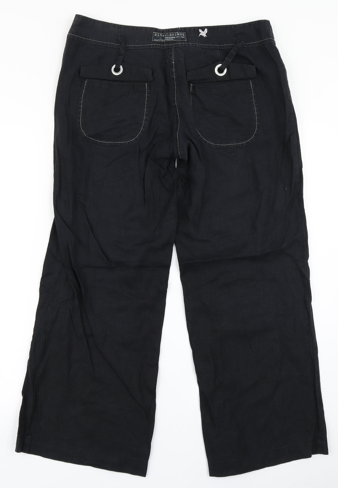 River Island Womens Black   Trousers  Size 10 L27 in