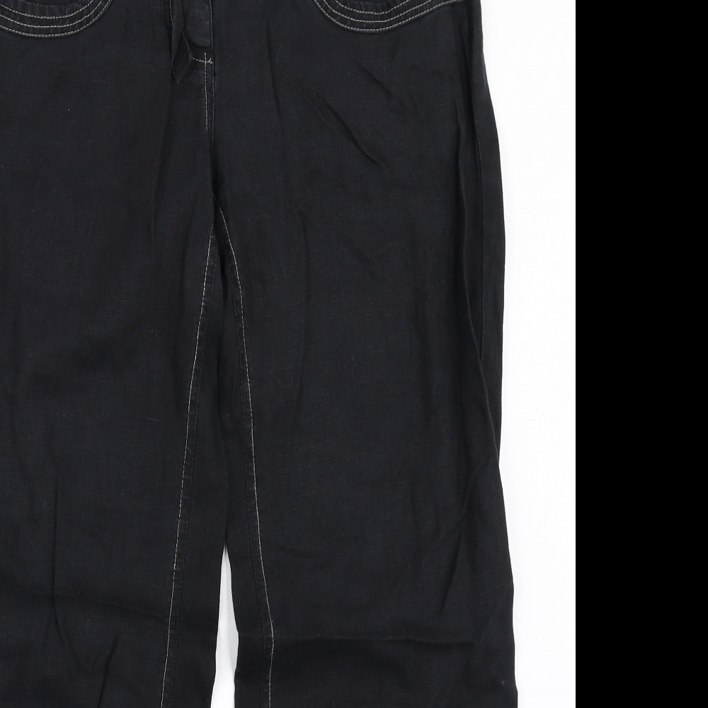 River Island Womens Black   Trousers  Size 10 L27 in