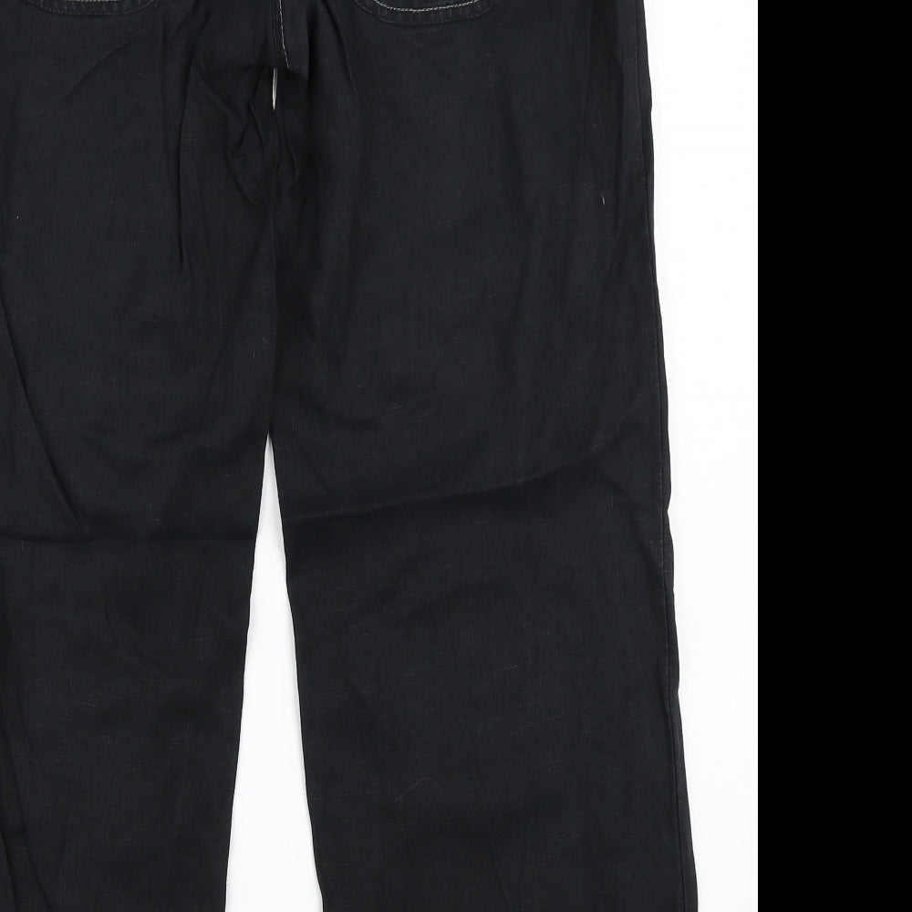 River Island Womens Black   Trousers  Size 10 L27 in