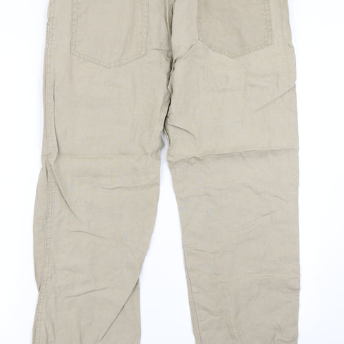 Denikm Co Mens Beige   Trousers  Size 34 in L30 in