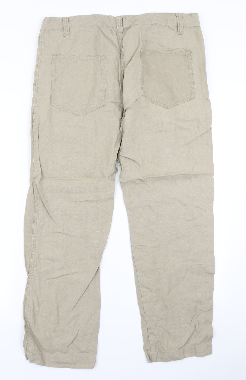 Denikm Co Mens Beige   Trousers  Size 34 in L30 in