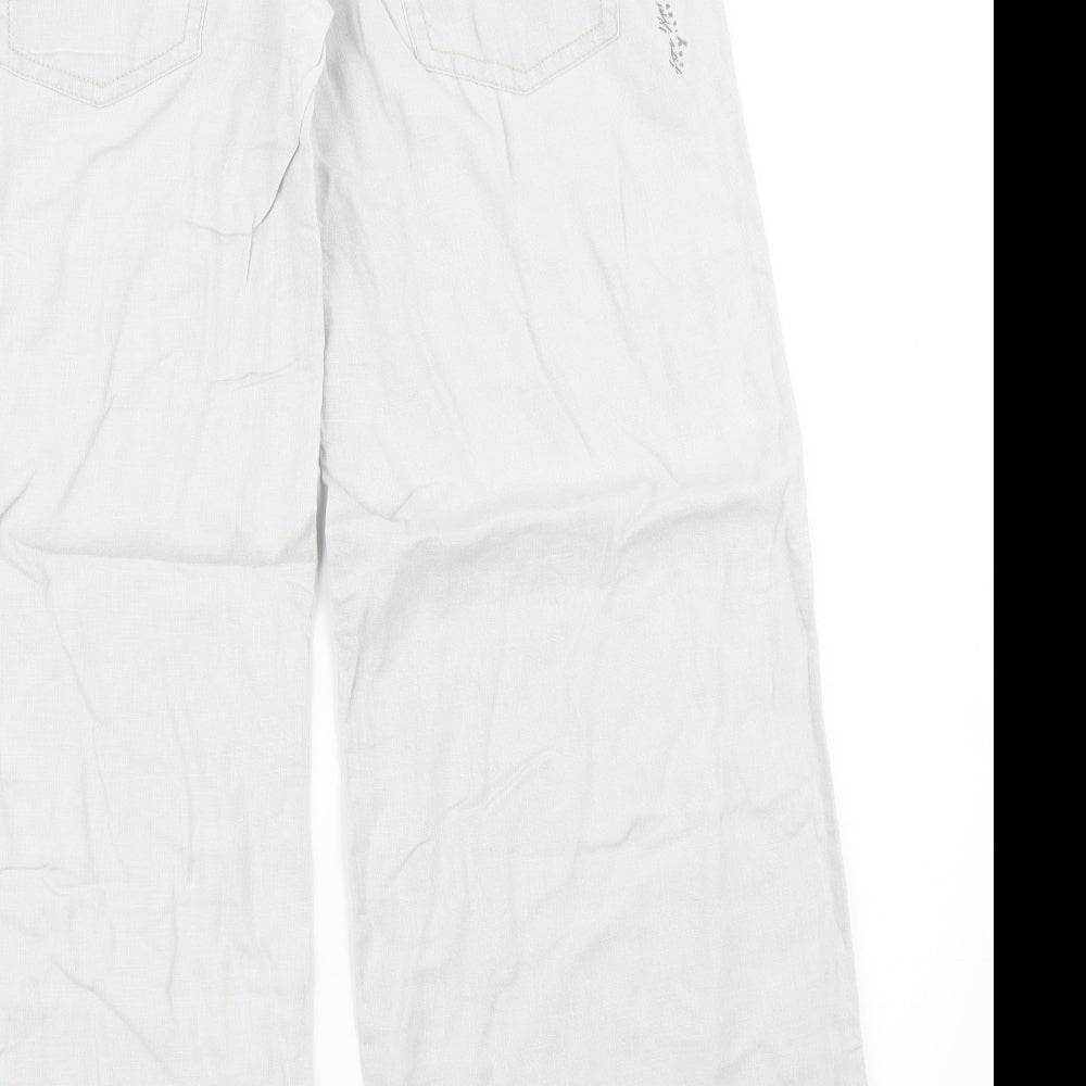 River Island Womens Grey   Trousers  Size 12 L30 in