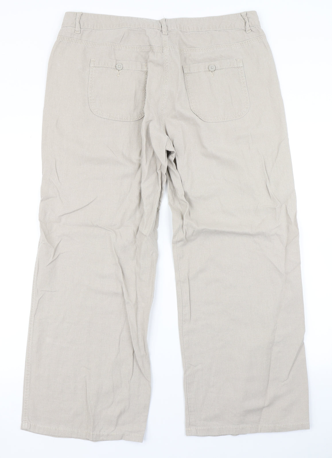 Marks & Spencer Womens Brown   Trousers  Size 16 L26 in