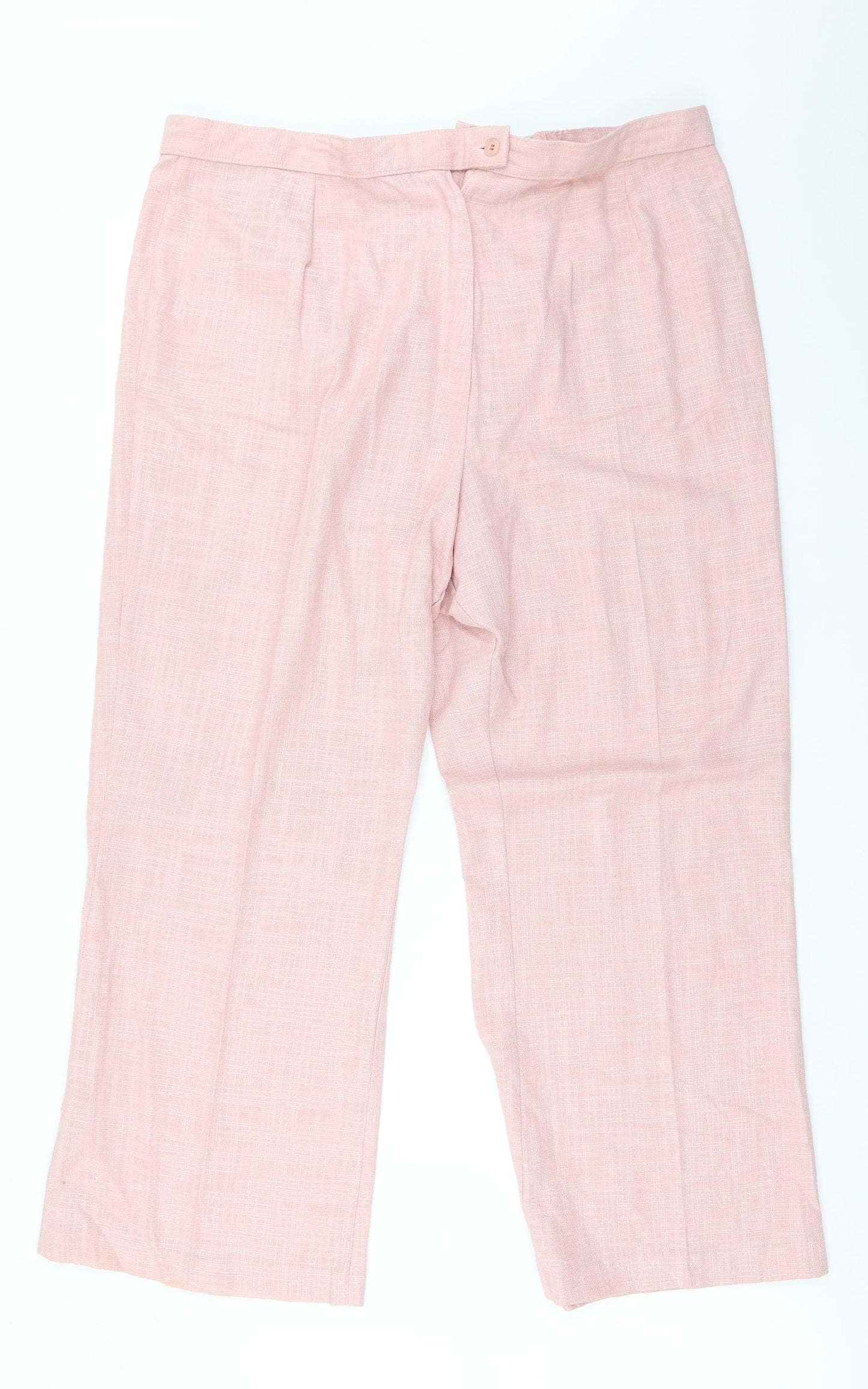 Marks & Spencer Womens Pink   Trousers  Size 40 in L28 in