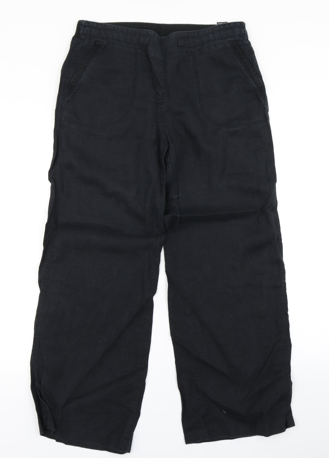M&S Woman Womens Blue   Cargo Trousers Size 10 L27 in