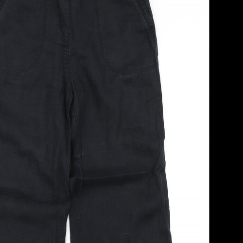 M&S Woman Womens Blue   Cargo Trousers Size 10 L27 in