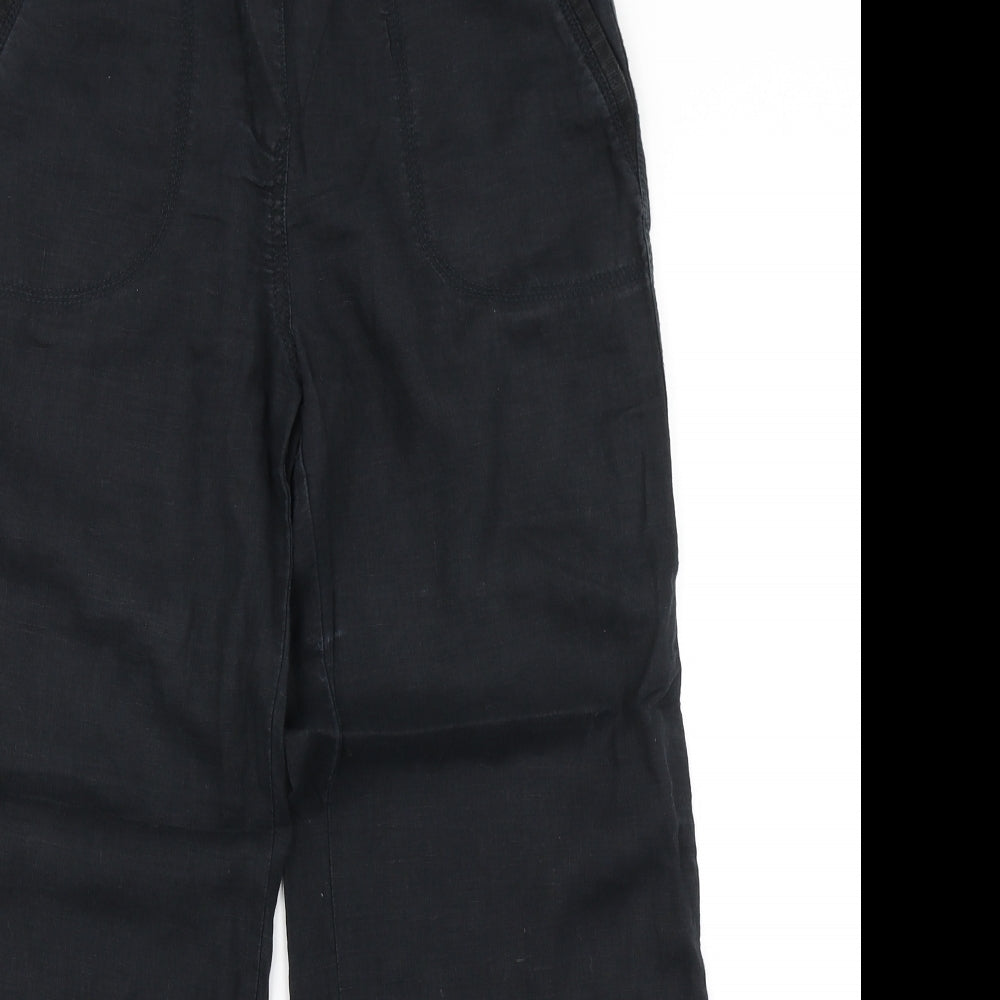 M&S Woman Womens Blue   Cargo Trousers Size 10 L27 in