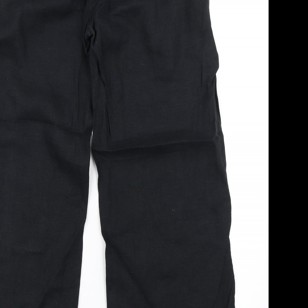 M&S Woman Womens Blue   Cargo Trousers Size 10 L27 in
