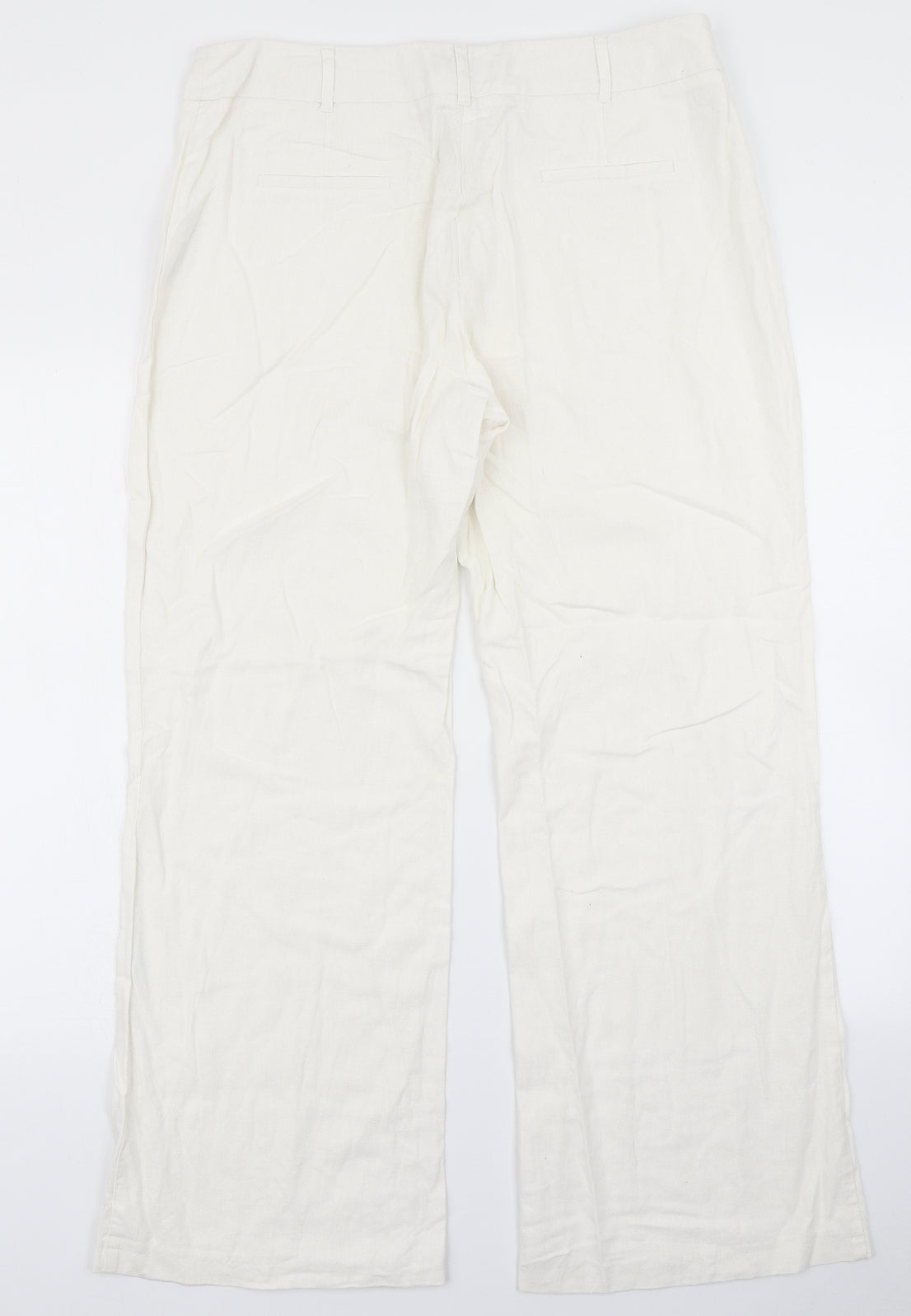 The Collection Womens White   Trousers  Size 16 L27 in