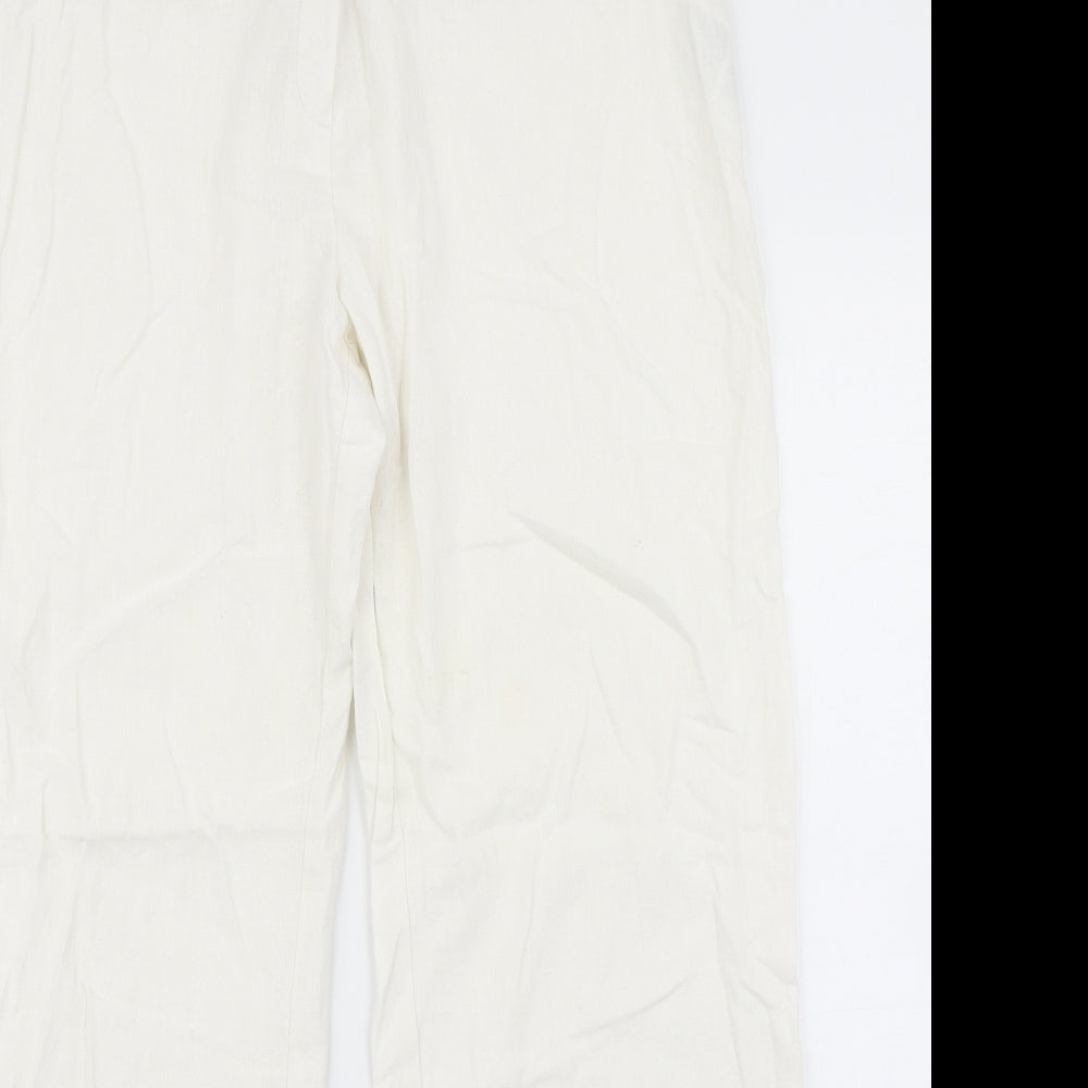 The Collection Womens White   Trousers  Size 16 L27 in
