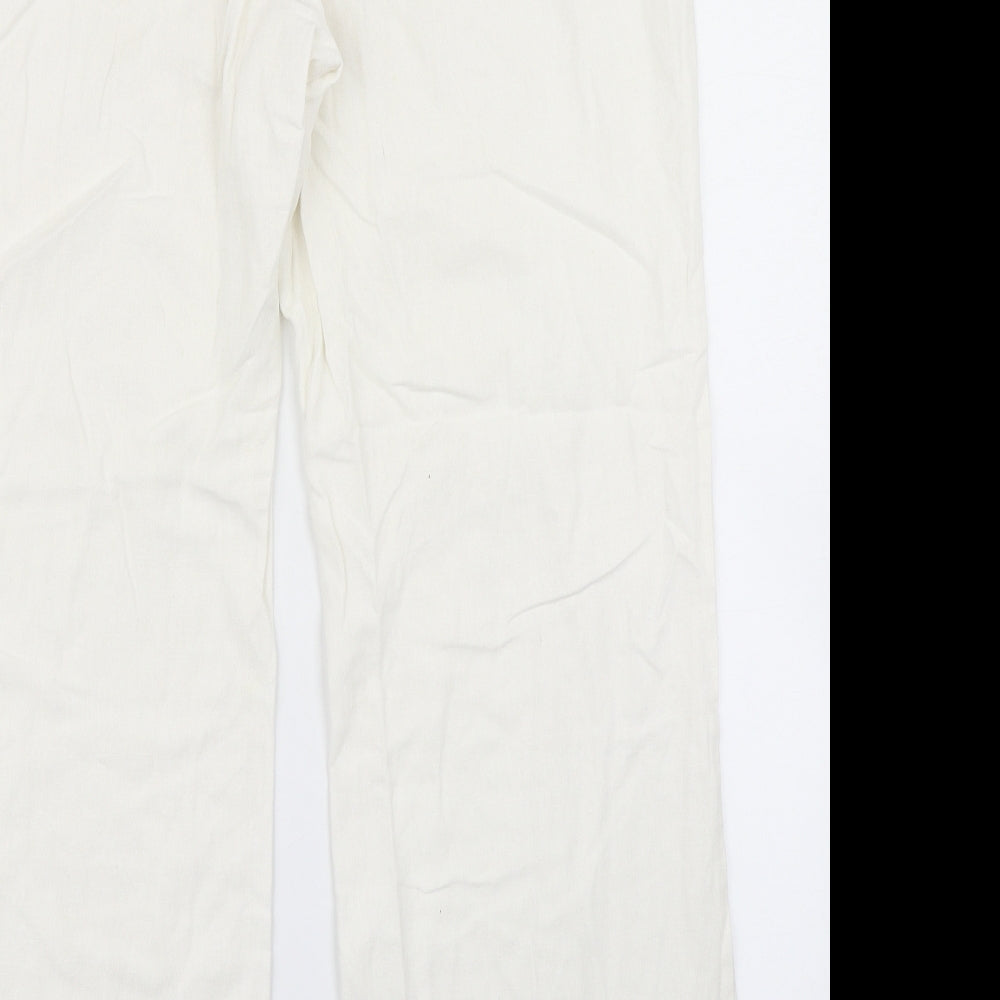 The Collection Womens White   Trousers  Size 16 L27 in