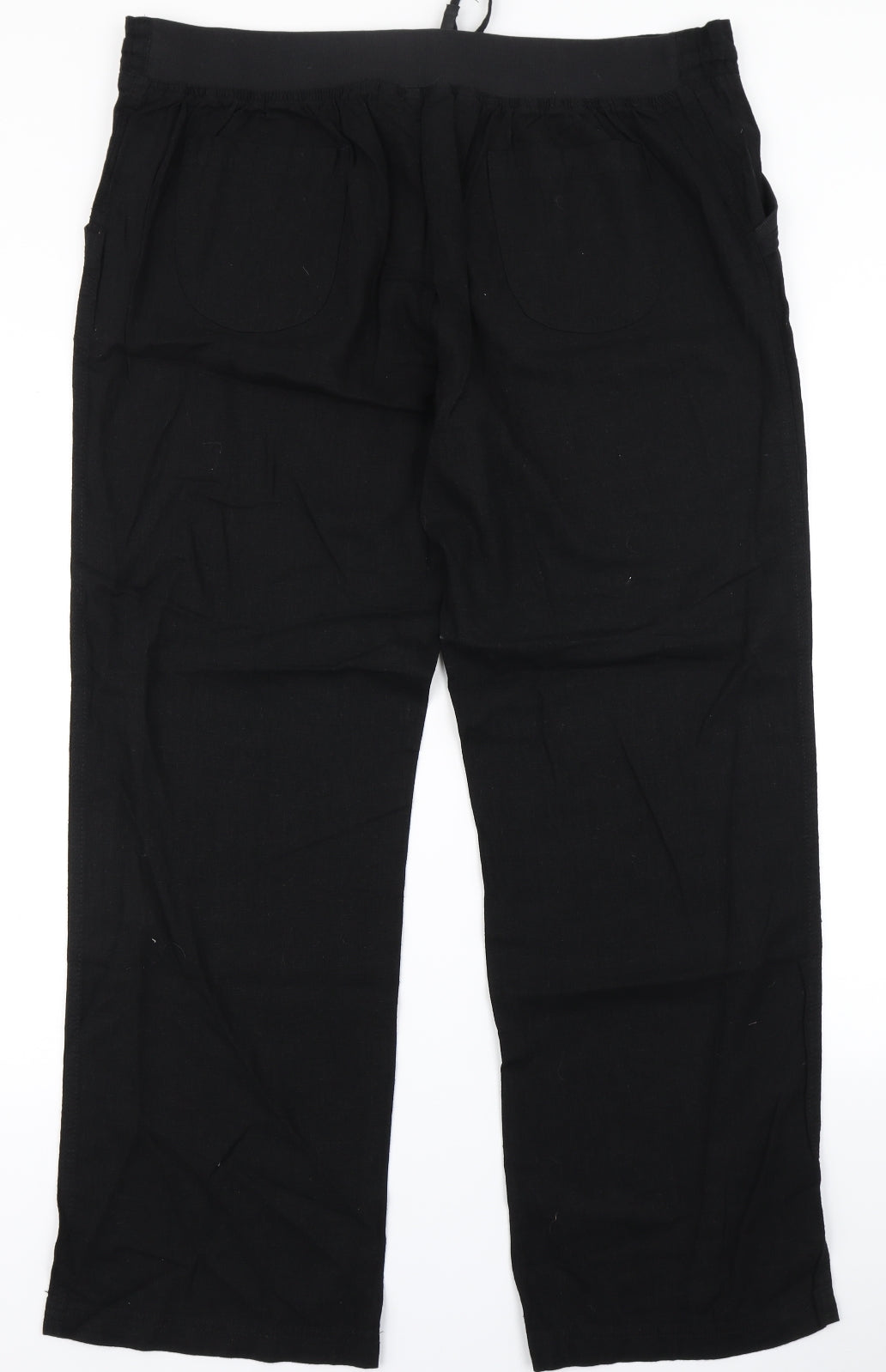 Tom Franks Womens Black   Trousers  Size 24 L29 in