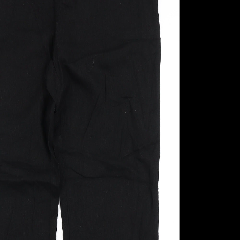 Tom Franks Womens Black   Trousers  Size 24 L29 in