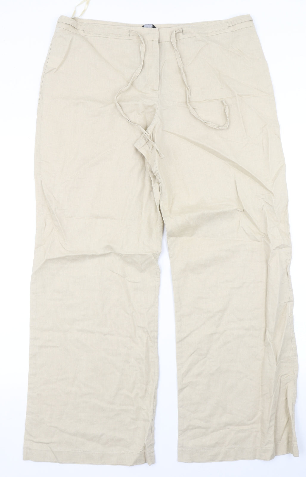Florence + Fred Womens Beige   Trousers  Size 16 L29 in