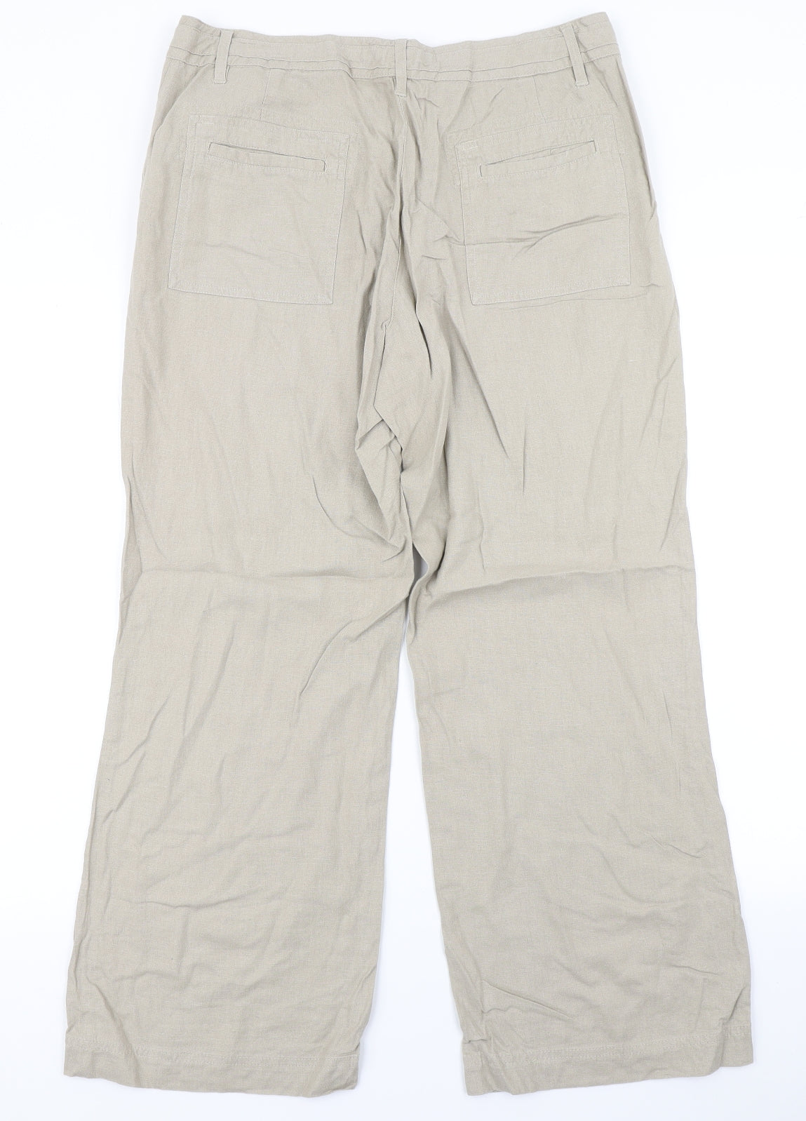 Papaya Womens Brown   Trousers  Size 14 L26 in