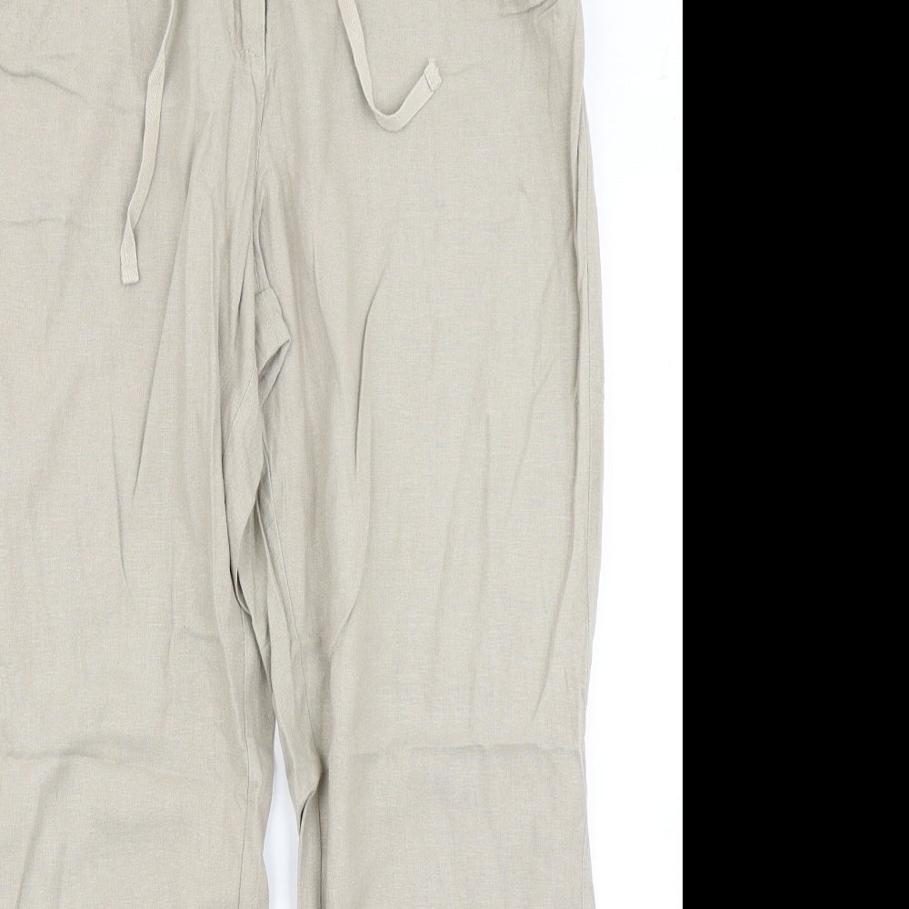 Papaya Womens Brown   Trousers  Size 14 L26 in