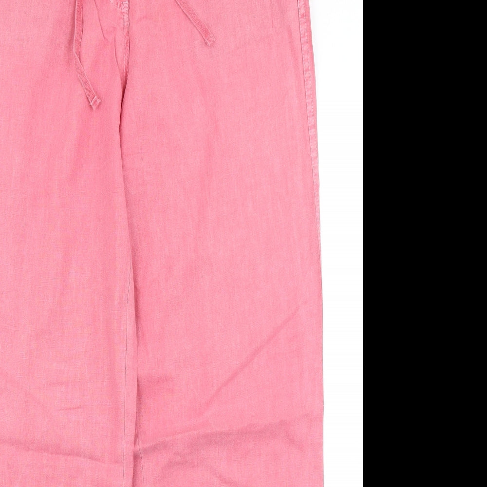 M&Co Womens Pink   Trousers  Size 14 L29 in