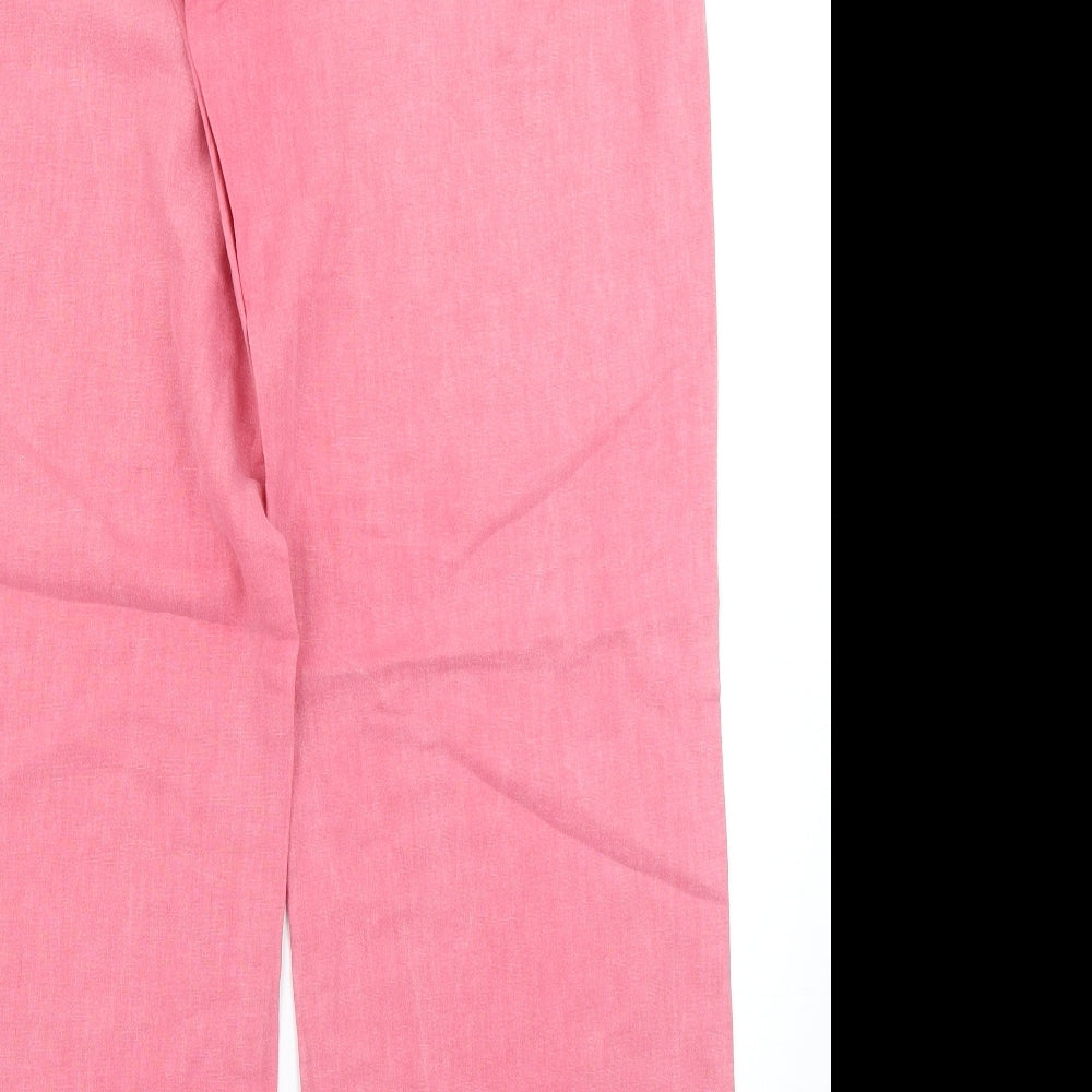 M&Co Womens Pink   Trousers  Size 14 L29 in